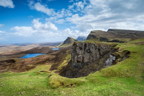 Rocky landscape of Quiraing