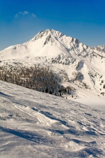 Mondscheinspitze Mountain in winter