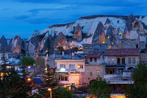 View of the town of Goreme