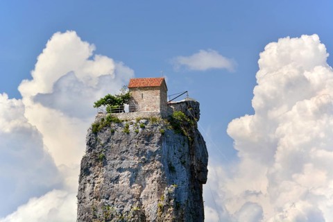 Hermitage of a monastery on the Katskhi Rock or Katskhi Column