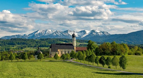 Pilgrimage church St. Marinus and Anian in Wilparting