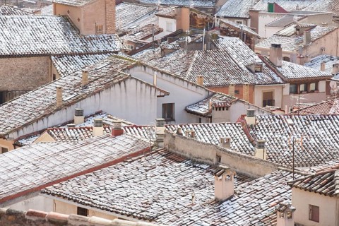 Overlooking the roofs of Molina de Aragon