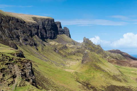 Rocky landscape of Quiraing