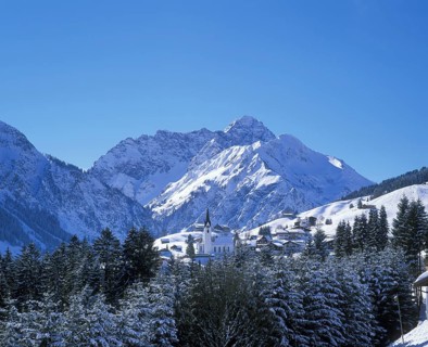 Townscape of Hirschegg