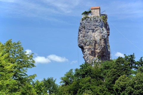 Hermitage of a monastery on Katskhi Pillar