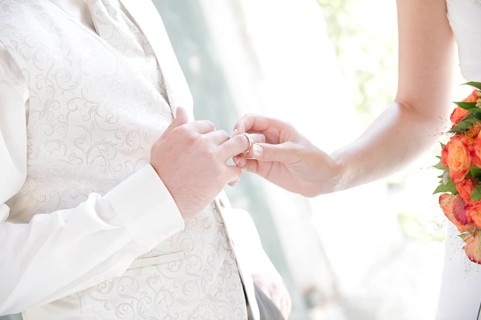 Exchange of wedding rings