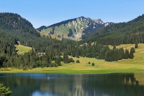 Spitzingsee Lake with Mt Bodenschneid