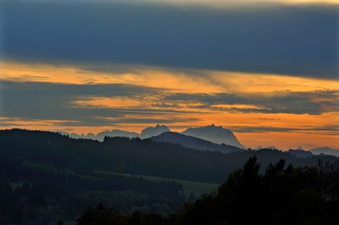 View on Santis mountain