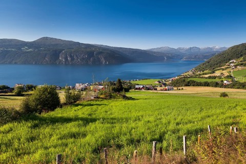 Townscape of Utvik