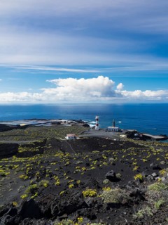 New and old lighthouse at Faro de Fuencaliente