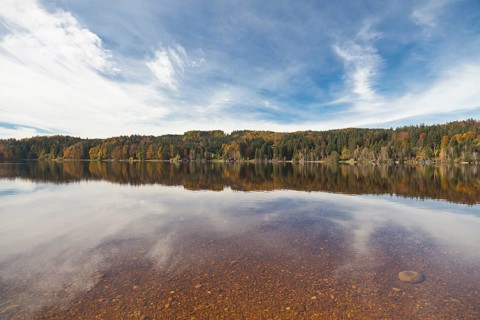 Lake Kirchsee in autumn