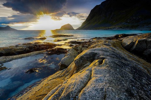 Haukland beach