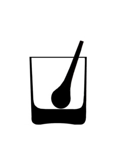 Tumbler with pestle