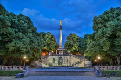 Maximilian Park with the Angel of Peace