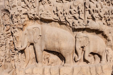 Bas-relief Descent of the Ganges
