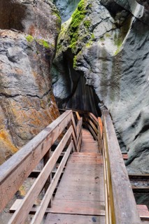 Boardwalk in the Seisenbergklamm