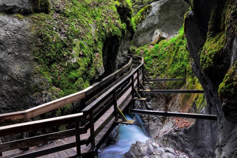 Boardwalk in the Seisenbergklamm