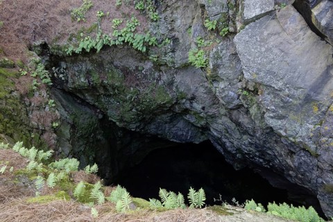 Volcanic vent of Hoyo de La Sima