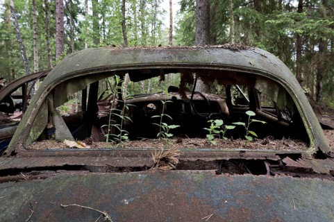 Kyrko Mosse junkyard