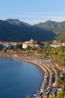 Beach of Icmeler near Marmaris