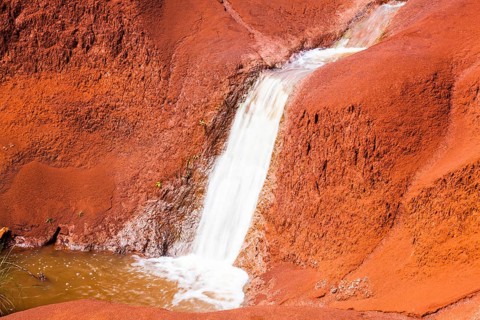 Waterfall at Waimea Canyon