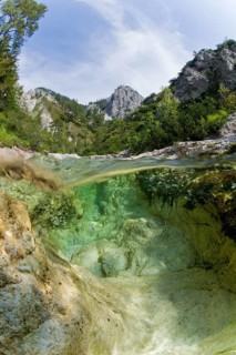 Otscherbach stream in Otschergraben gorge