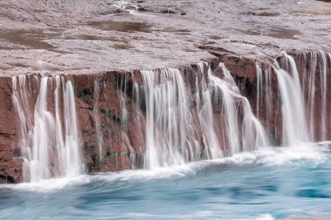 Hraunfossar waterfalls