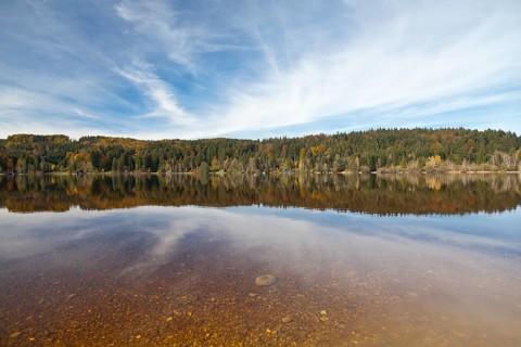 Lake Kirchsee in autumn