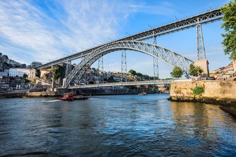 Dom Luis Bridge over the Douro river