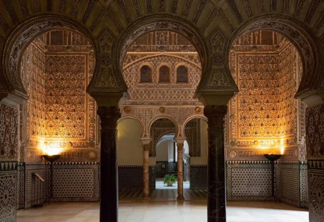 Salon of the Ambassadors in the Alcazar of Seville