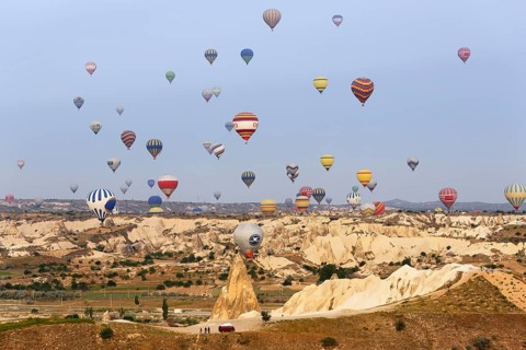 Hot air balloons