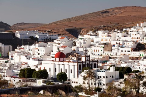 View of the town of Agaete