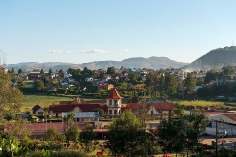 Thermal spa with hot springs