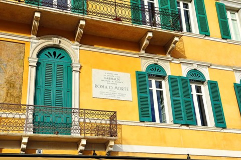 House with a commemorative plaque