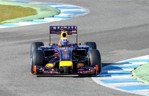 Daniel Ricciardo in the Red Bull RB10