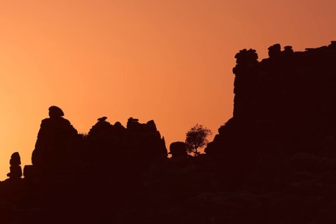 Limestone rocks