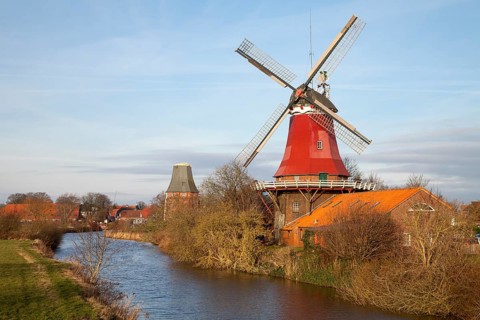 Greetsieler Zwillingsmuhlen twin mills