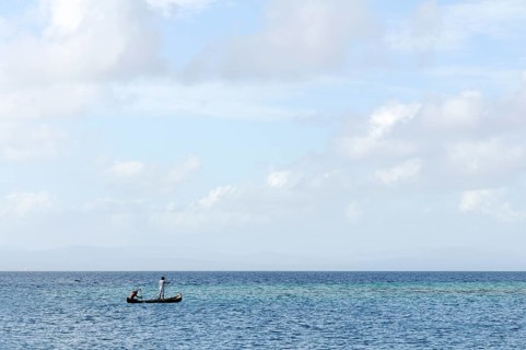 Fishermen in a pirogue