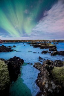 Lagoon with the Northern Lights