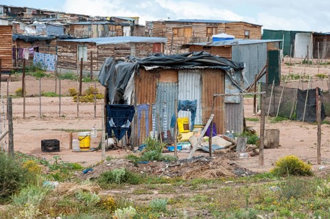 A new settlement along the N2 highway