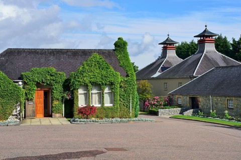 The Glenfiddich whisky distillery