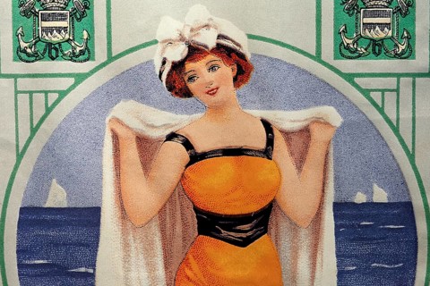 Woman in a bathing suit