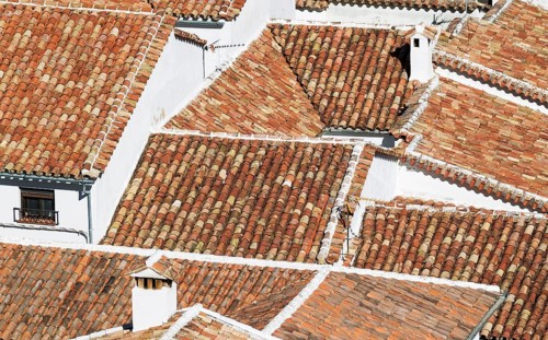 Overlooking the roofs of the White Town of Grazalema