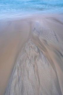 Bizarre structures on the sandy beach