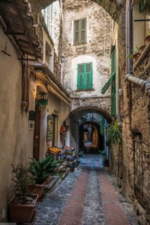 Medieval lane in Dolceacqua