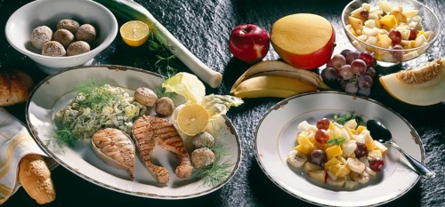 Grilled salmon