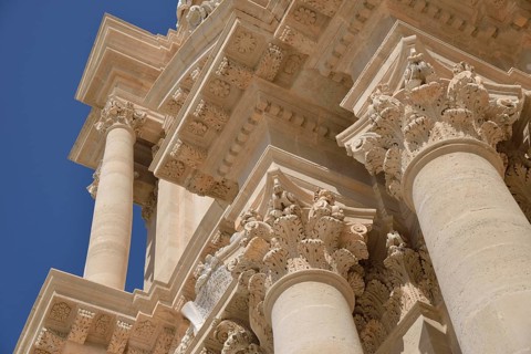 Pillars of Santa Maria delle Colonne Cathedral