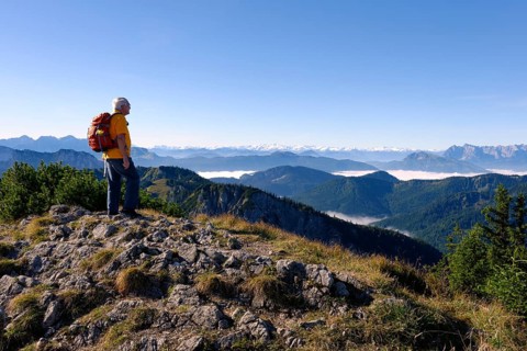 Hiker enjoying the view
