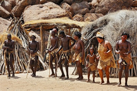 Dance of the native people
