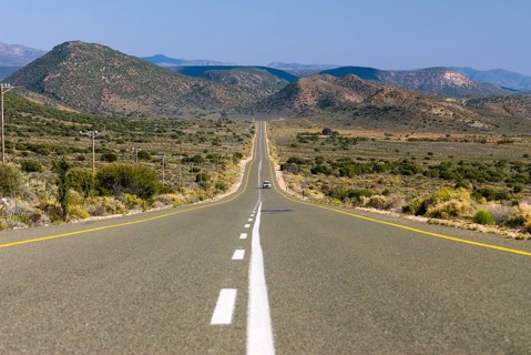 Vehicle travelling on Route 62